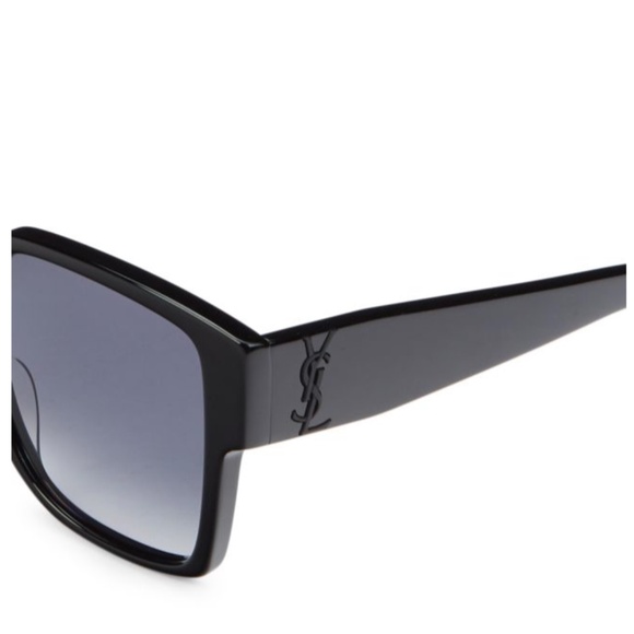 SAINT LAURENT 55MM Oversized Square Sunglasses black - Picture 5 of 16